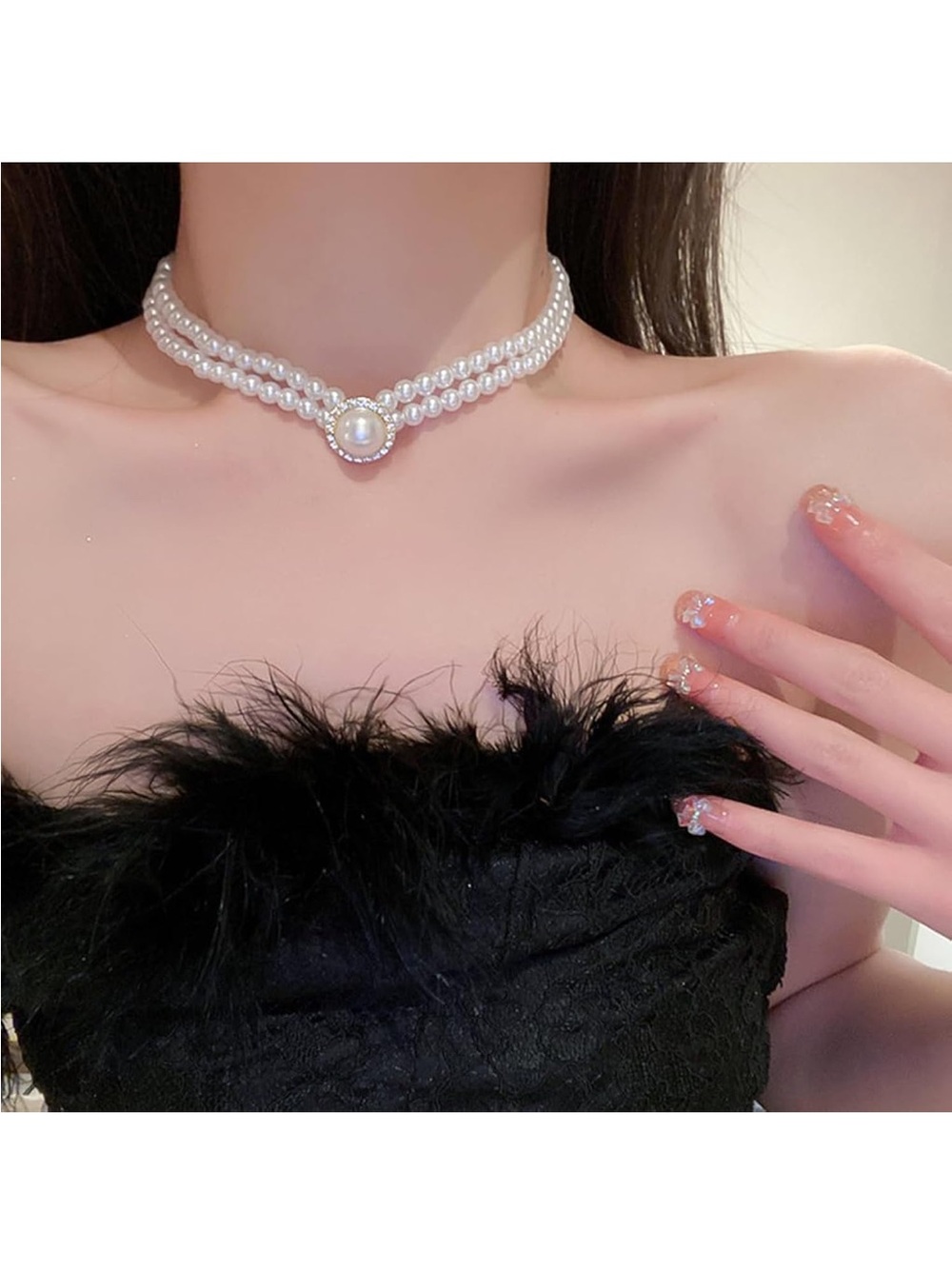 Bohemian beaded necklace, fashion jewelry accessories for wedding parties